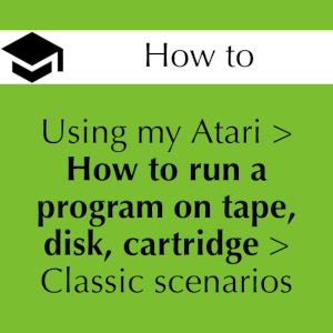 How to run a program, classic scenarios