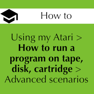 How to run a program, advanced scenarios