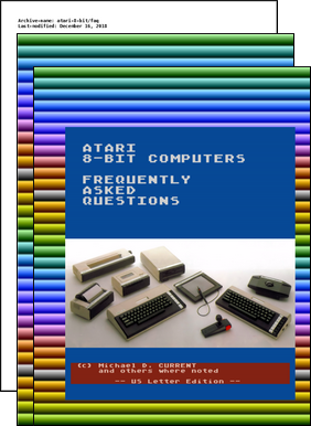 Atari 8Bit FAQ Frequently Asked Questions