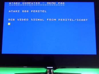 Peritel Atari 800 High quality RGB signal (PERITEL adapter)