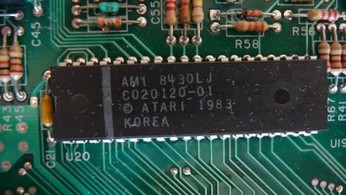 SECAM Atari 800XL CO20120, GTIA chip