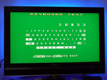 'Star' Arabic Atari 65XE Keyboard self-test
