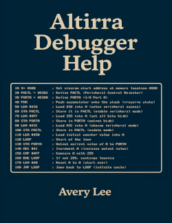 Altirra debugger help
